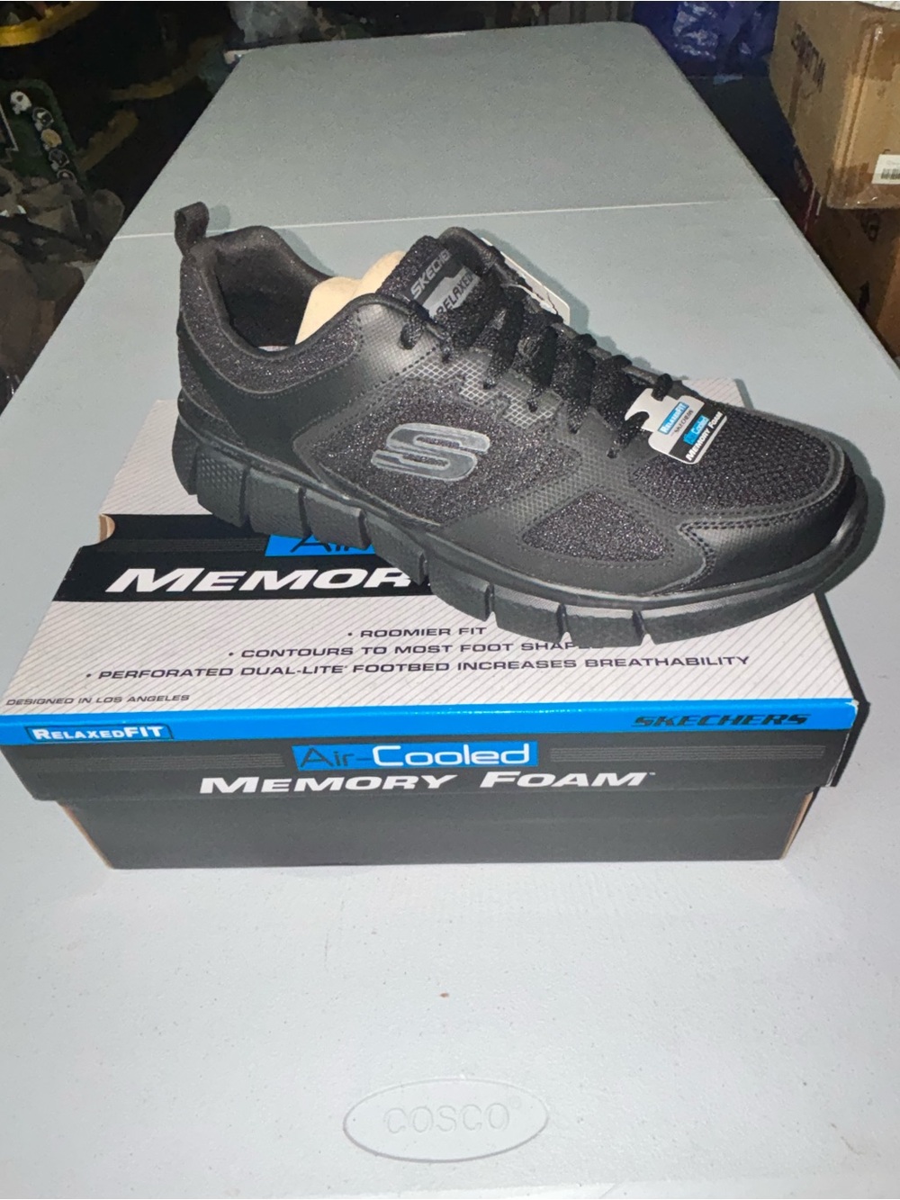 Skechers Relaxed Fit Air-Cooled Memory Foam